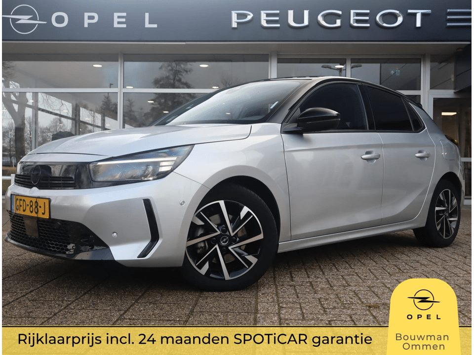 Opel Corsa GS 1.2 Turbo Hybrid 110pk eDCT automaat, Rijklaarprijs, Navigatie Camera Climate control - Afbeelding 1