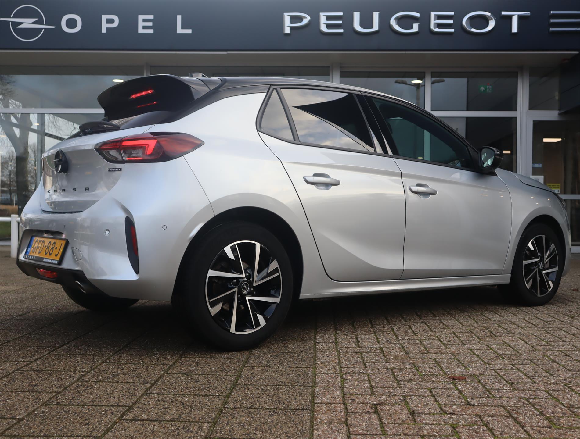 Opel Corsa GS 1.2 Turbo Hybrid 110pk eDCT automaat, Rijklaarprijs, Navigatie Camera Climate control - Afbeelding 4