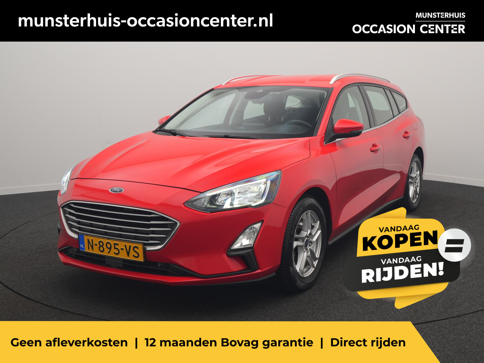 Ford Focus Wagon 1.0 EcoBoost Trend Edition Business - Occasion Lease vanaf €444 p/m
