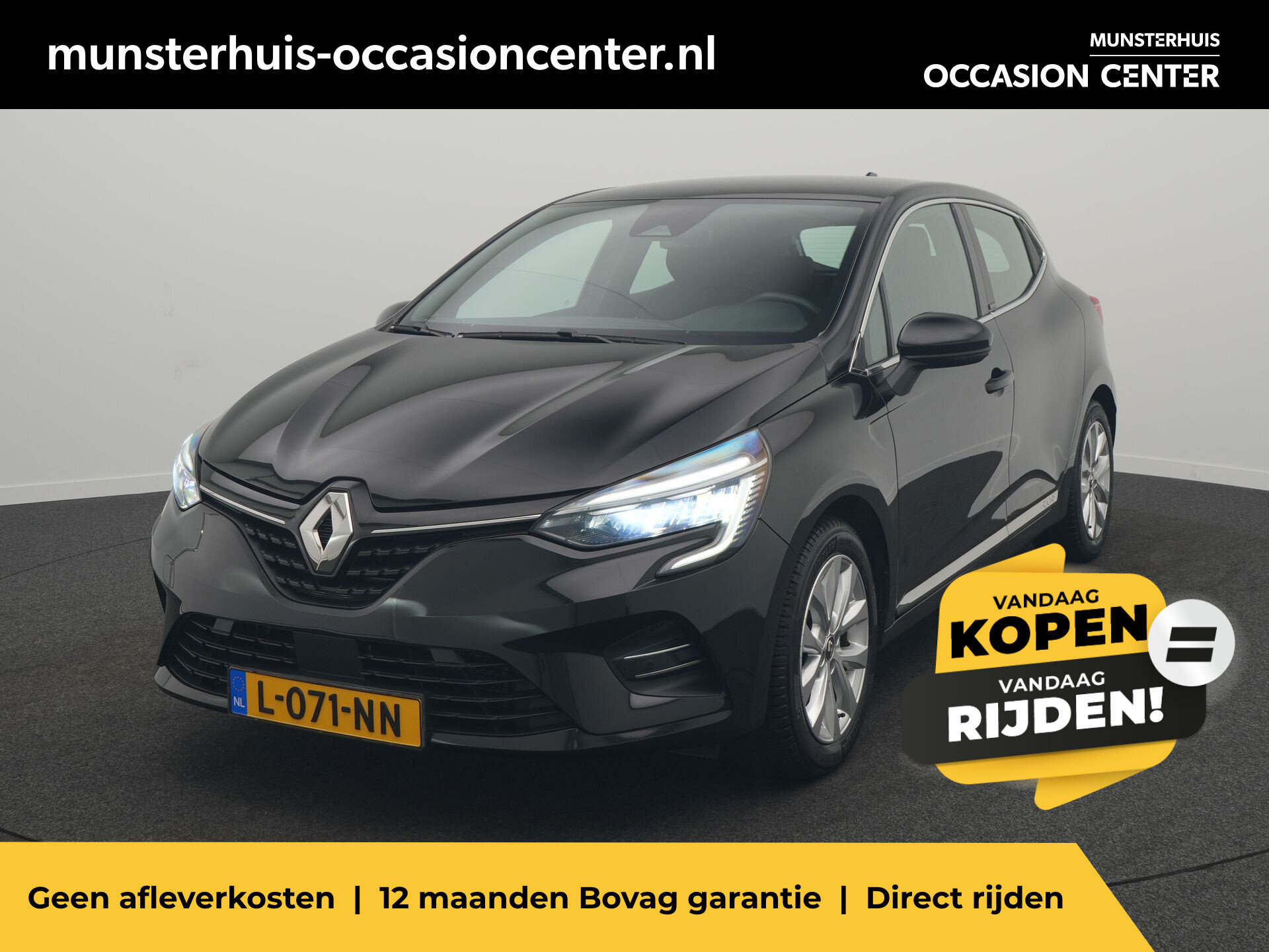 Renault Clio 1.6 E-Tech Hybrid 140 Intens - Occasion Lease vanaf €514 p/m