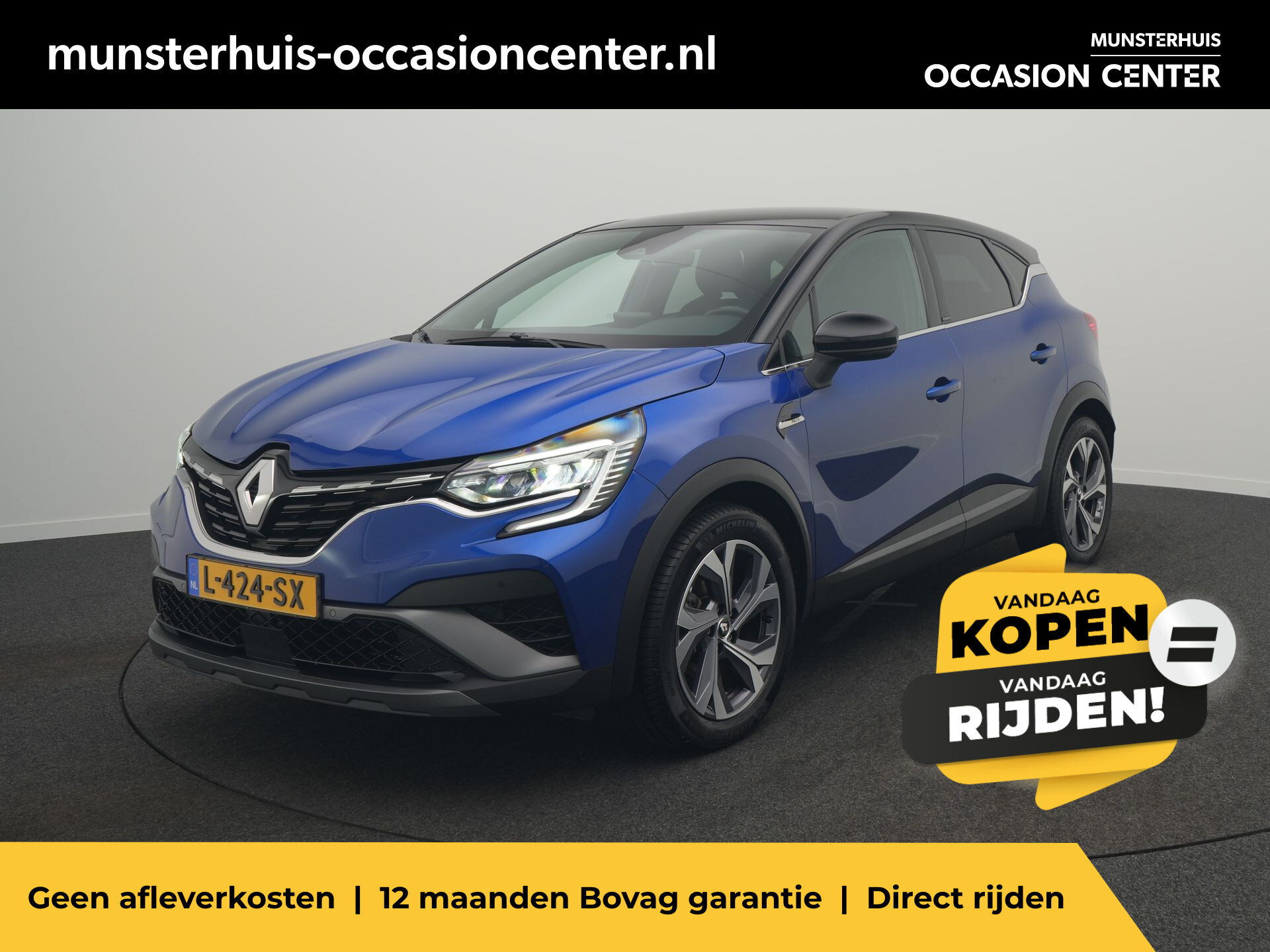 Renault Captur 1.6 E-Tech Hybrid 145 R.S. Line - Occasional Lease vanaf €519 p/m