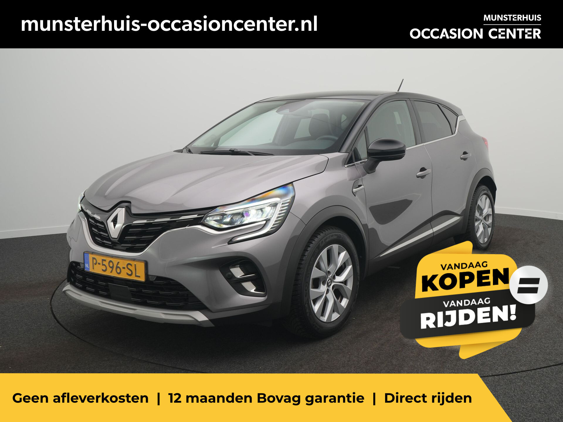 Renault Captur TCe 90 Intens - Occasion Lease vanaf €384 p/m