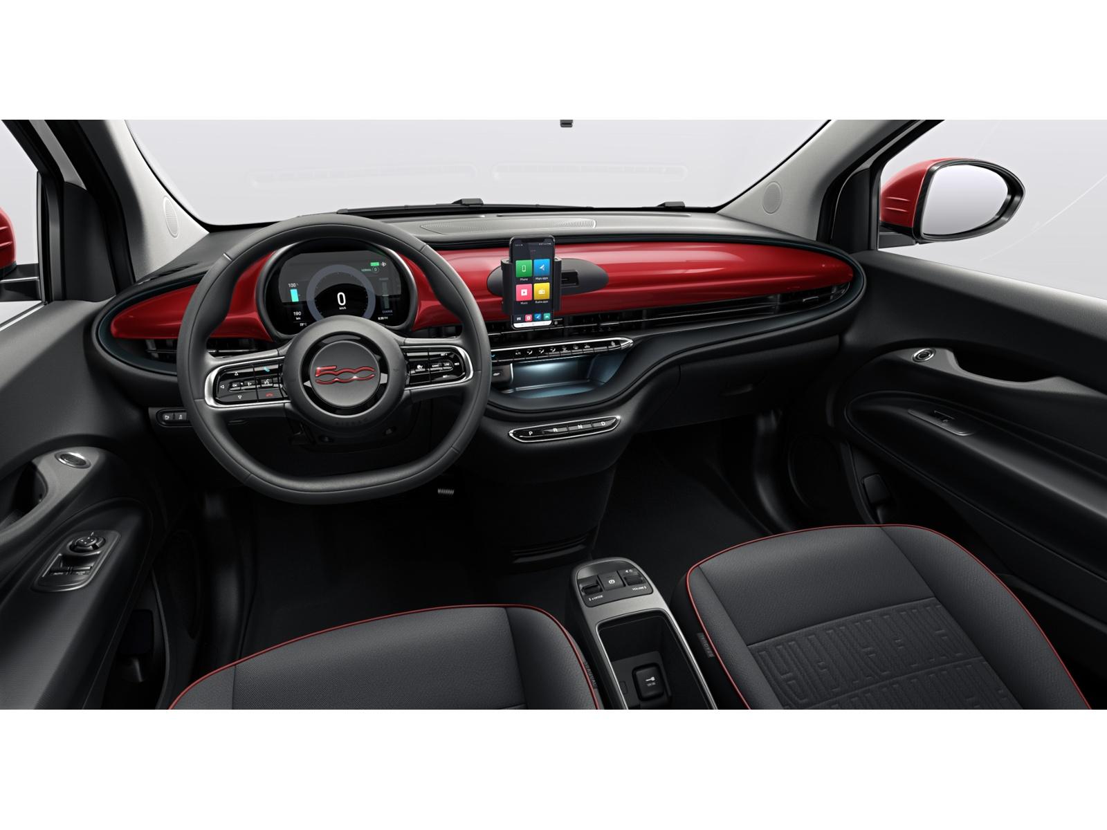 Fiat 500e Red - Afbeelding 4