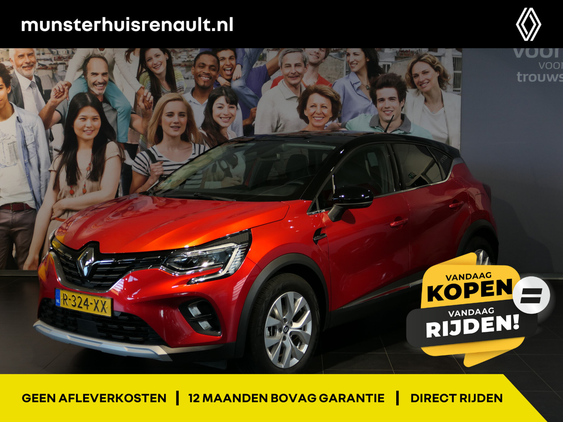 Renault Captur 1.6 E-Tech Plug-in Hybrid 160 Intens - Occasion Lease vanaf €494 p/m