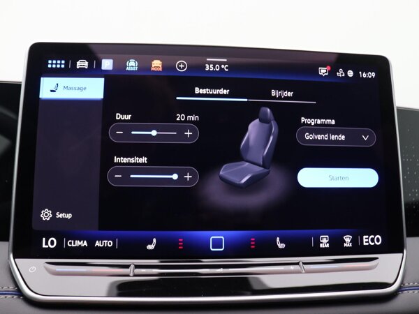 Voorstoelen met massagefunctie