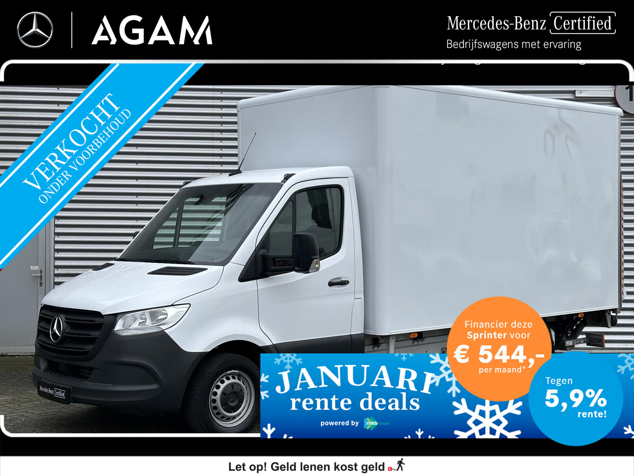Mercedes-Benz Sprinter 315 CDI Bakwagen Laadklep Automaat Airco