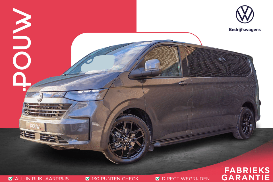 Volkswagen Transporter 2.0 TDI Dubbele Cabine 150pk AUT L2H1 Style - Afbeelding 1