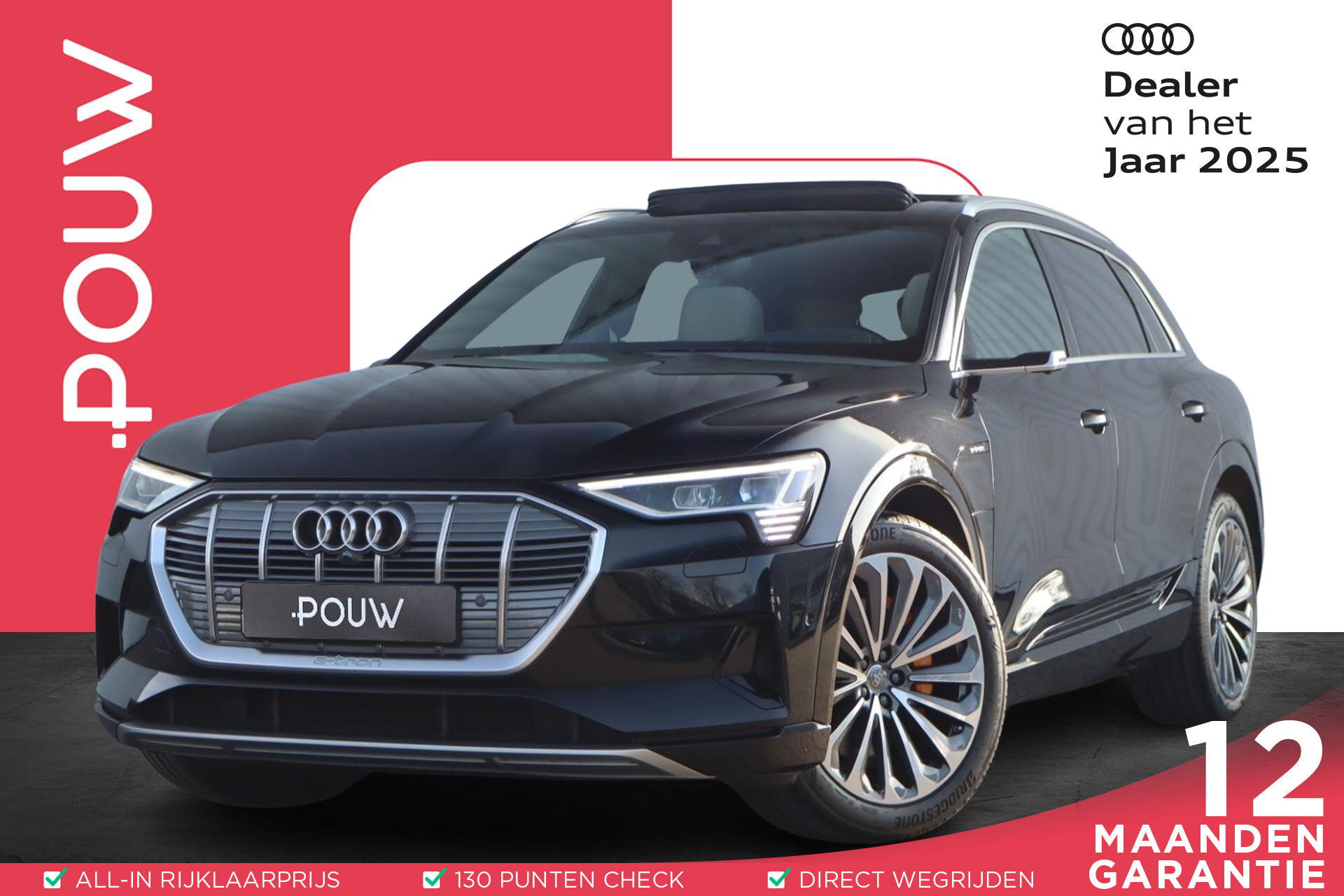 Audi e-tron 55 408pk quattro advanced 95 kWh