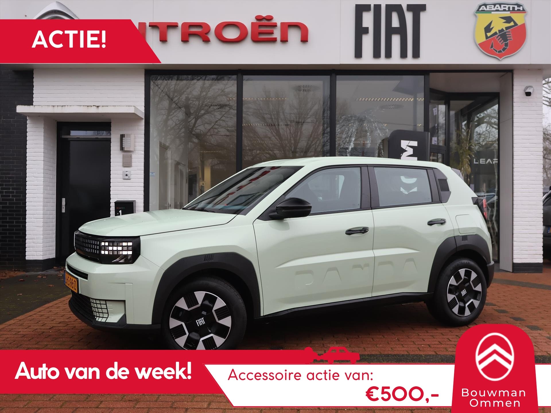 Fiat Grande Panda *Auto van de Week!* 1.2 Turbo 110PK Hybrid eDCT6 Automaat Icon, Rijklaarprijs NIEUW | Navigatie via App | Parkeersensoren | DAB+