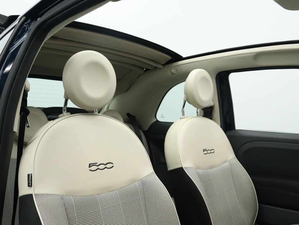 Fiat 500C 1.2 Lounge | Beige bekleding | All season | Sensoren achter | Bl - Afbeelding 3