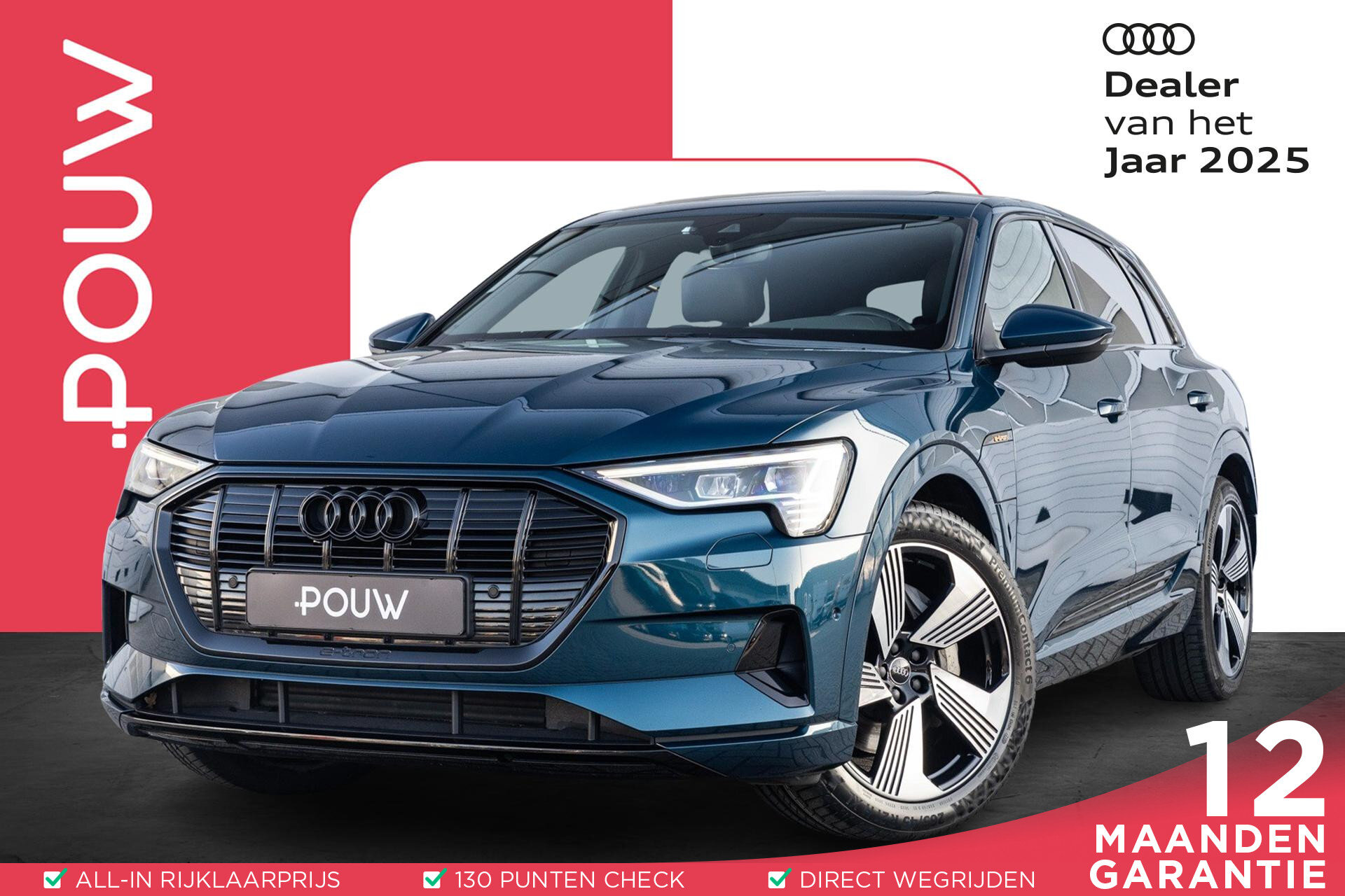 Audi e-tron 55 quattro 408pk Advanced 95 kWh