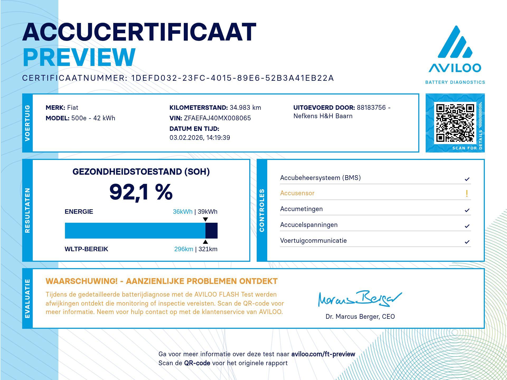 Fiat 500C La Prima 42kWh Cabrio - Afbeelding 5