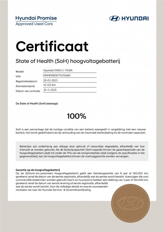 Hyundai IONIQ 5 77 kWh Style | SOH 100% | Private lease 659,- p.m. | - Afbeelding 5