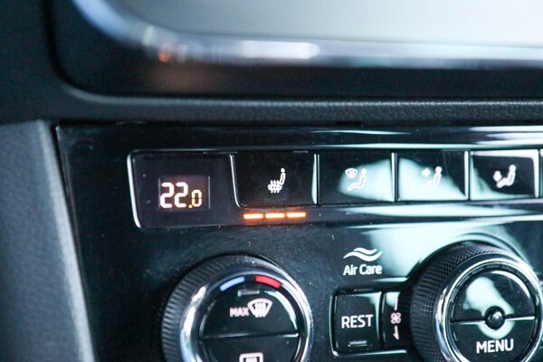 voorstoelen verwarmd