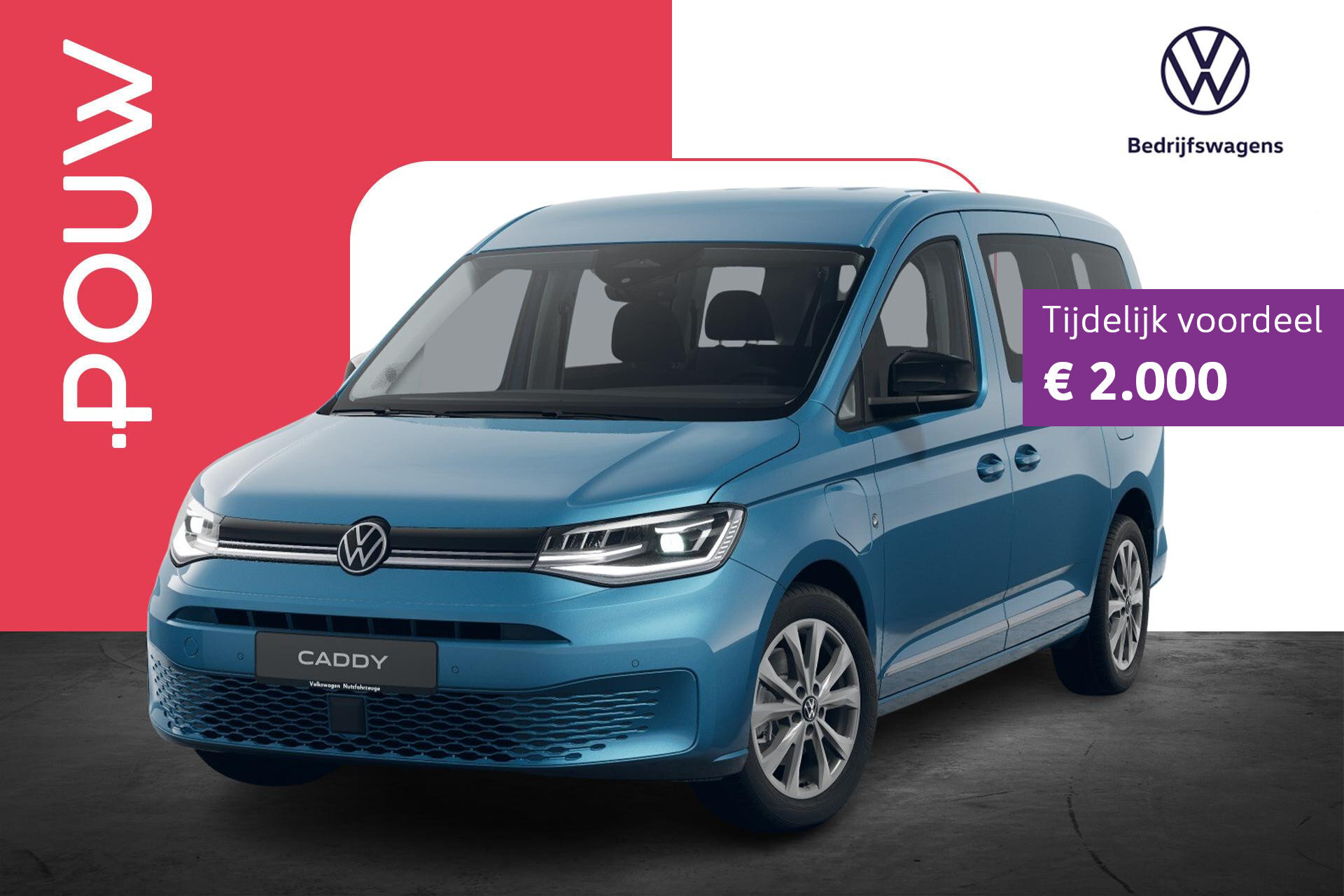 Volkswagen Caddy Kombi Maxi 1.5 TSI Hybride 150pk Style - Afbeelding 1