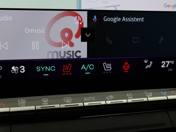 Elektrisch verwarmbare voorstoelen