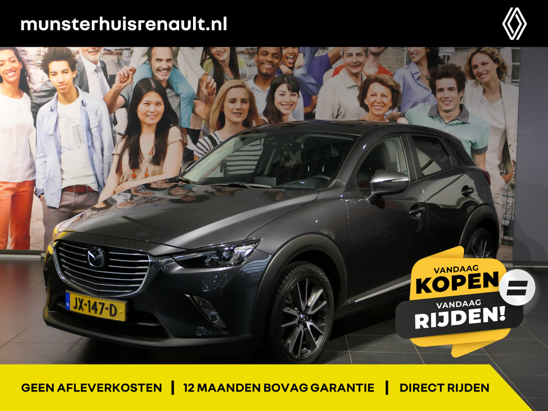 Mazda CX-3 2.0 SkyActiv-G 120 GT-M