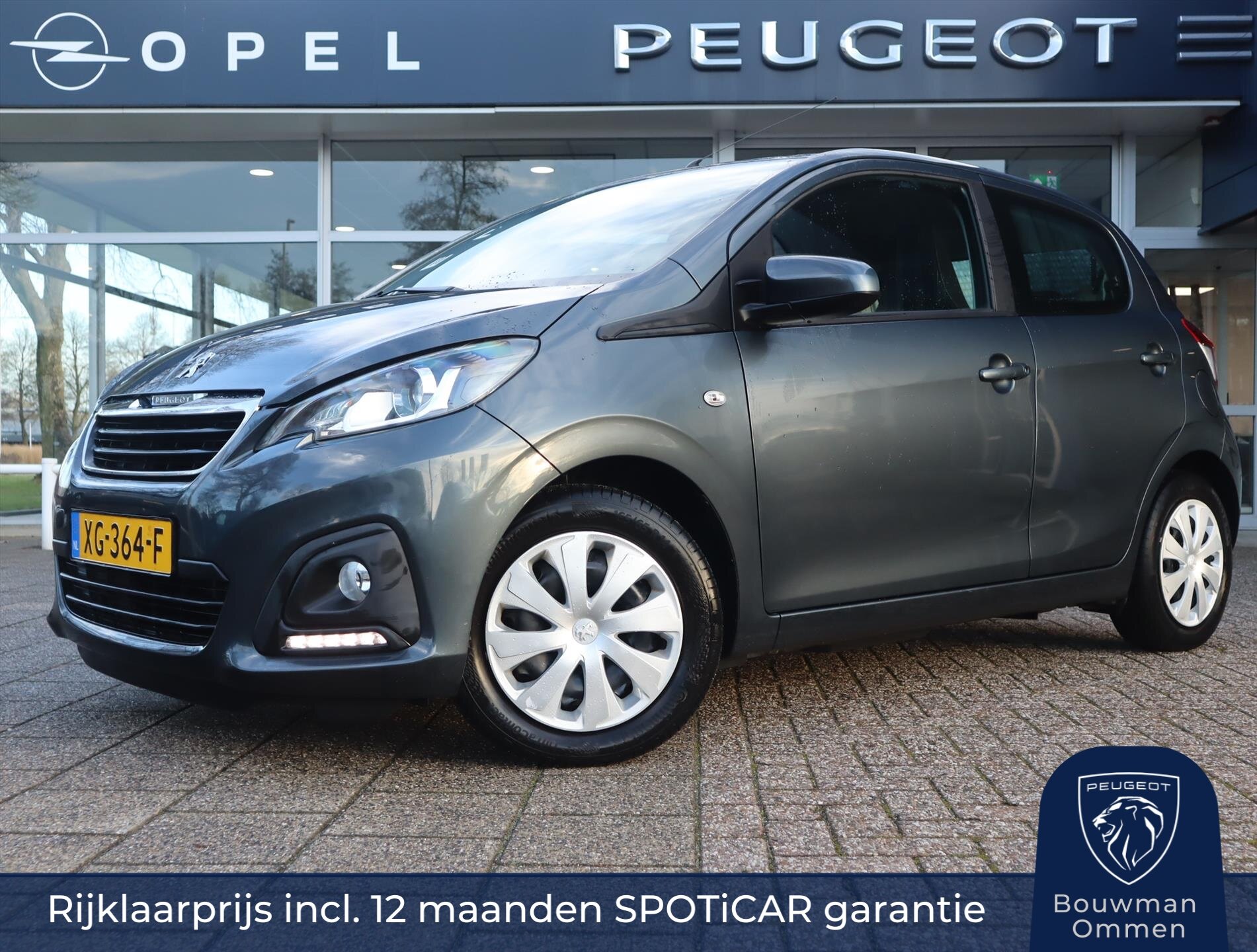 Peugeot 108 Active Pack Premium VTi 72PK S&S 5-Drs, Rijklaarprijs, Airco Centrale vergrendeling Bluetooth Elektr. bedienbare ramen