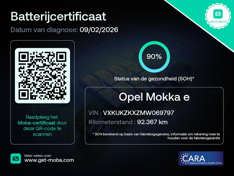 Opel Mokka-e Elegance 50-kWh 11kw bl. - Afbeelding 2