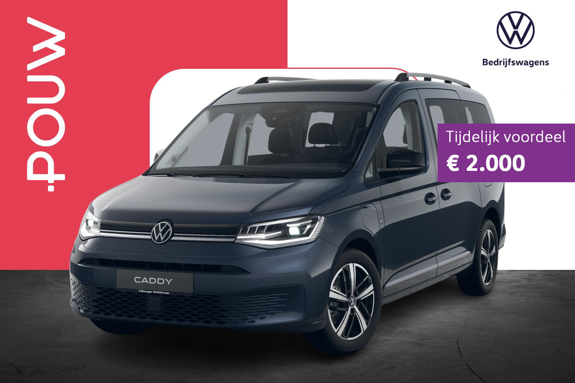 Volkswagen Caddy Kombi Maxi 1.5 TSI Hybride 150pk Style