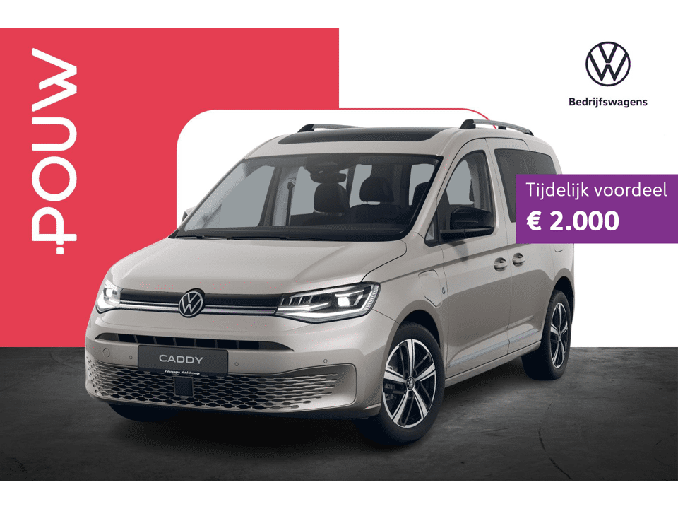 Volkswagen Caddy Kombi 1.5 TSI 150pk Hybride Style - Afbeelding 1
