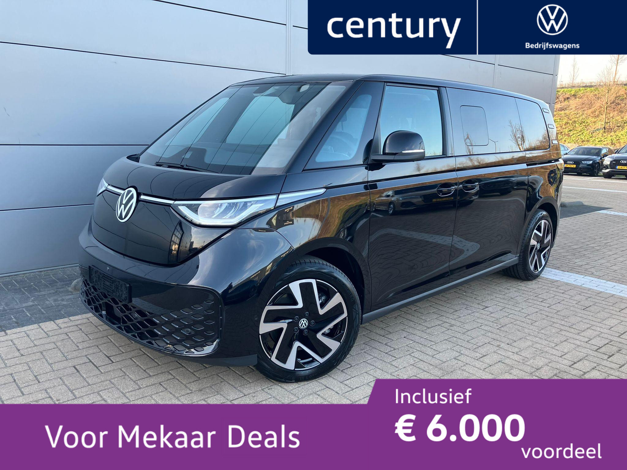 Volkswagen Bedrijfswagens ID. Buzz People Bulli Elektromotor 210 kW (286 pk) - L2