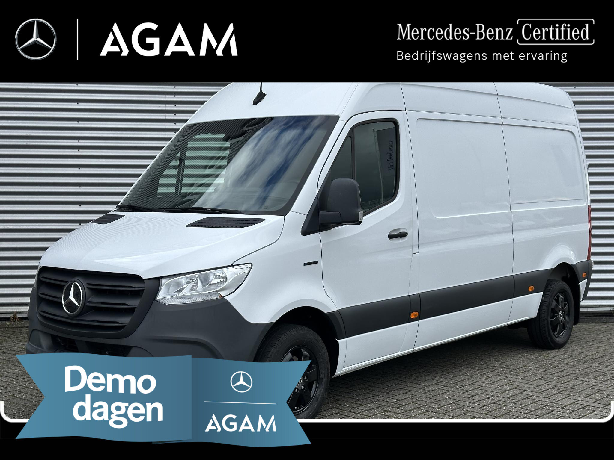 Mercedes-Benz eSprinter L2H2 Snelladen Leer Camera Airco 41kWh