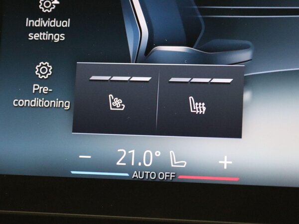 Elektrisch verwarmde voorstoelen