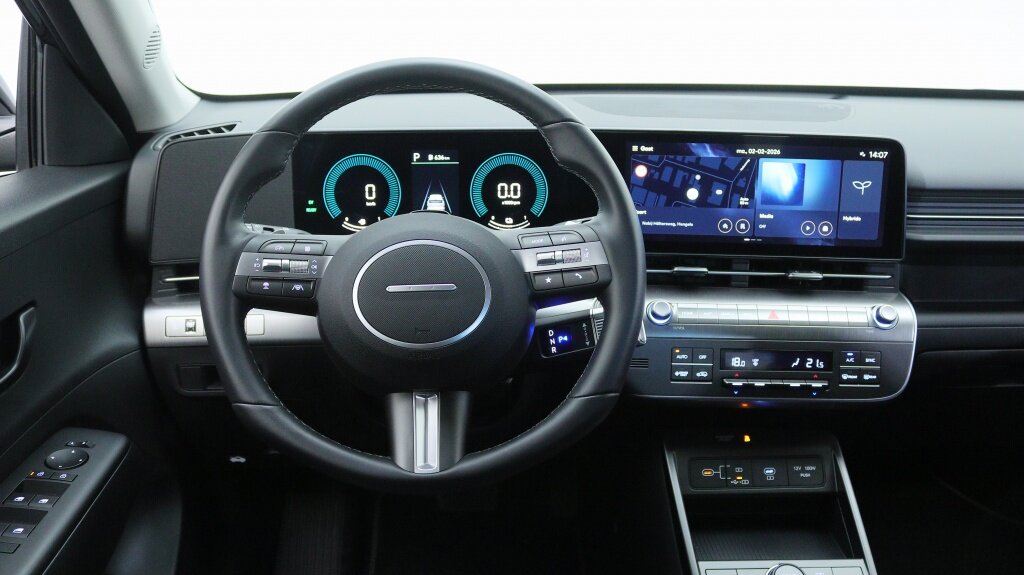 Hyundai Kona 1.6 GDI HEV Comfort | Navigatie | Parkeer Sensoren | - Afbeelding 3