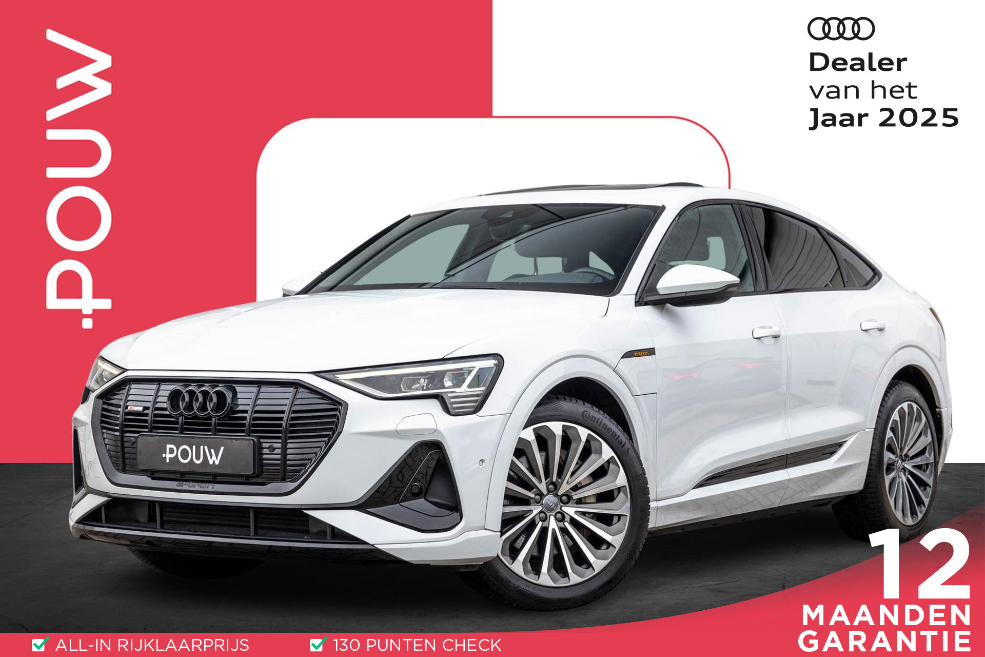 Audi e-tron Sportback 50 quattro 313pk S edition 71 kWh
