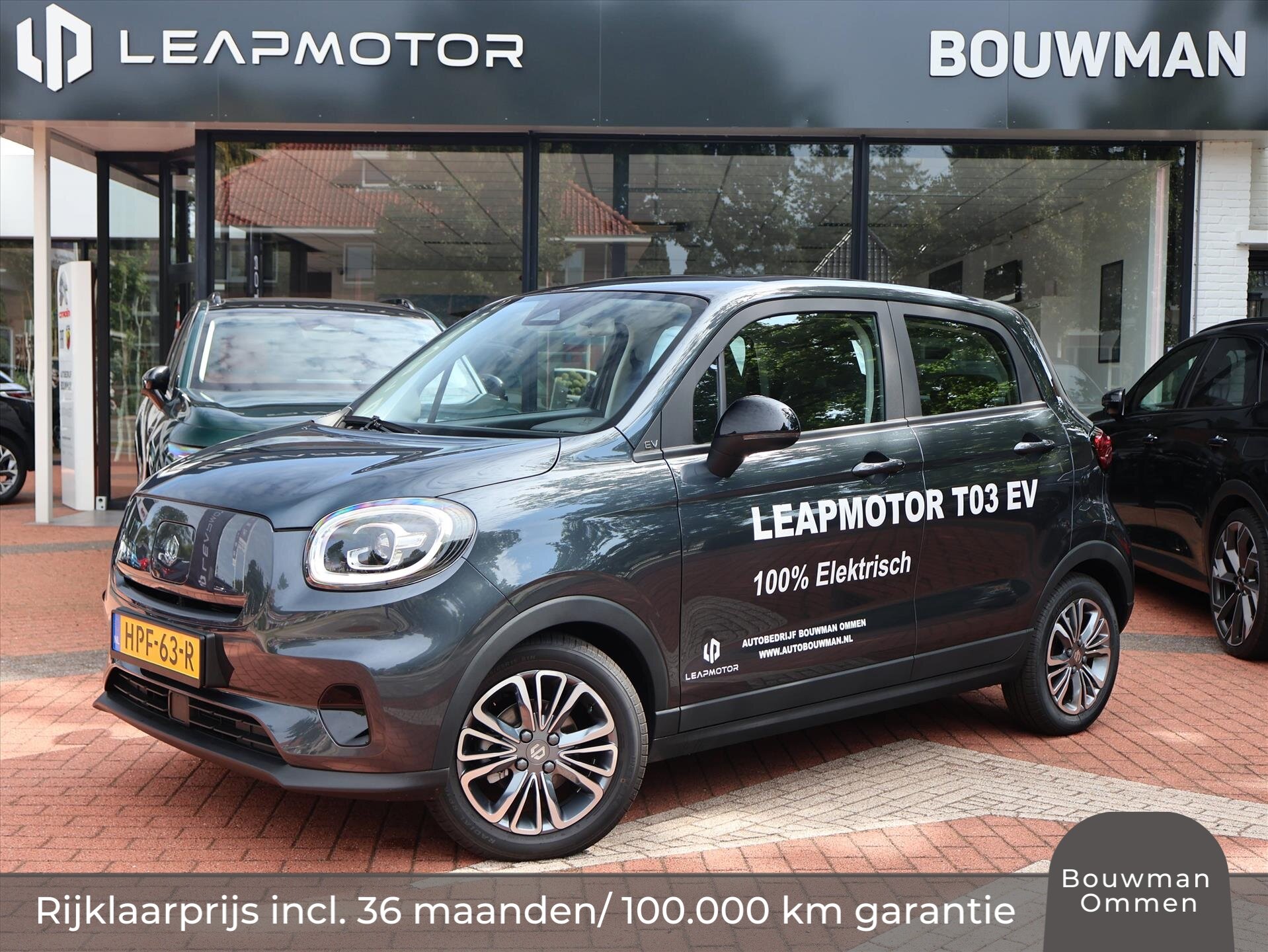 Leapmotor T03 EV 37,3 kWh 95PK Design, Rijklaarprijs | Camera | Navigatie | Panoramadak | Lichtmetalen wielen