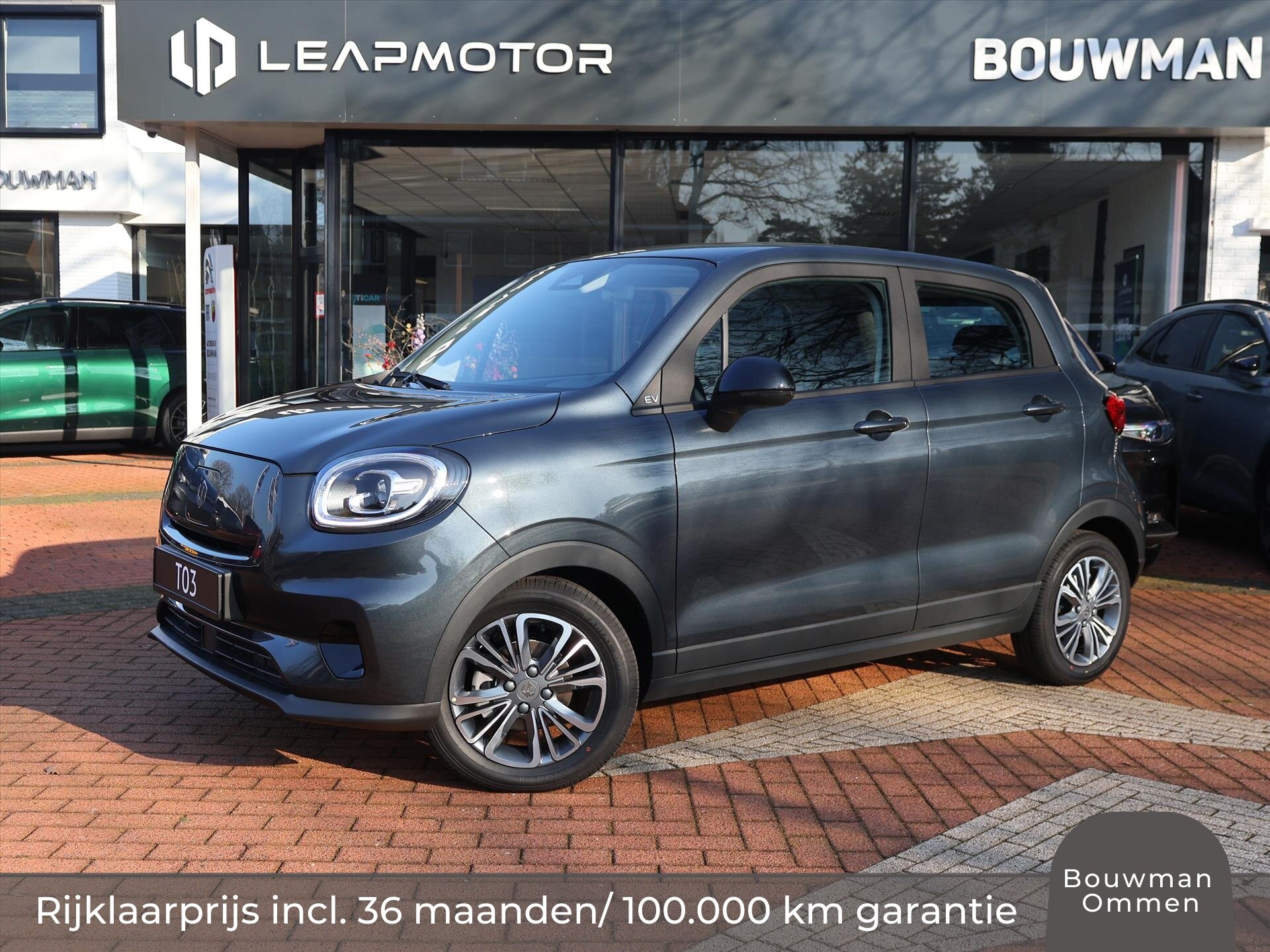 Leapmotor T03 EV 37,3 kWh 95PK Design, Rijklaarprijs | Camera | Navigatie | Panoramadak | Lichtmetalen wielen