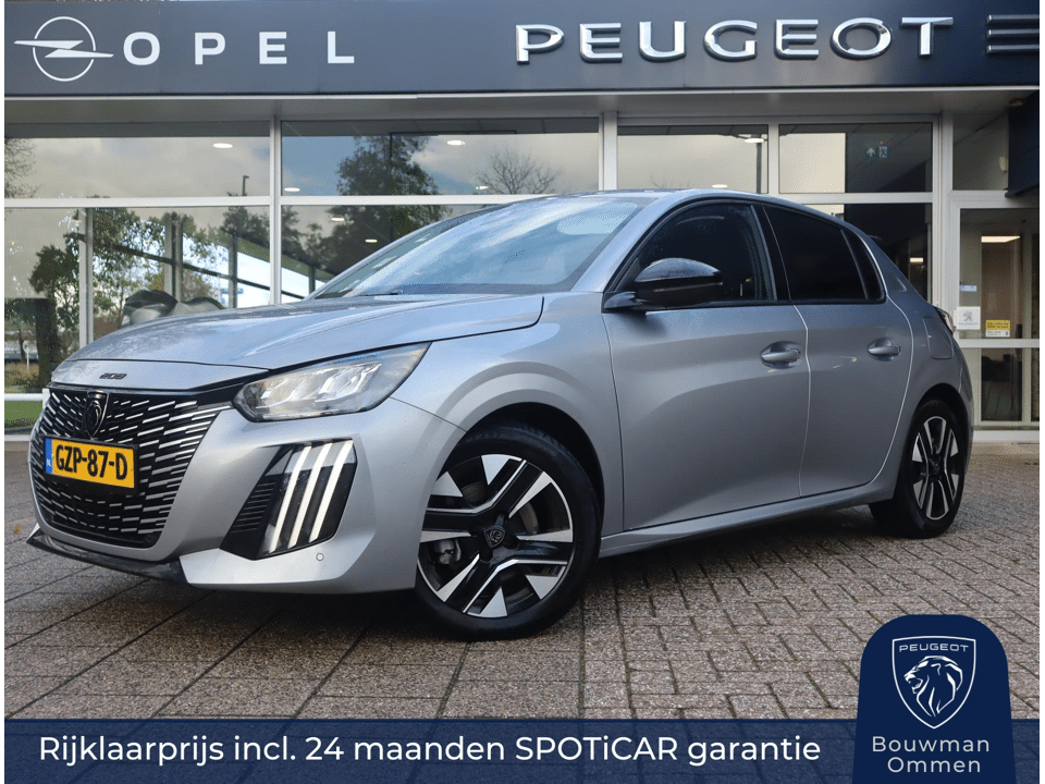 Peugeot 208 Allure Hybrid 110 e-DCS6 Automaat, Rijklaarprijs, Navigatie Camera Trekhaak - Afbeelding 1