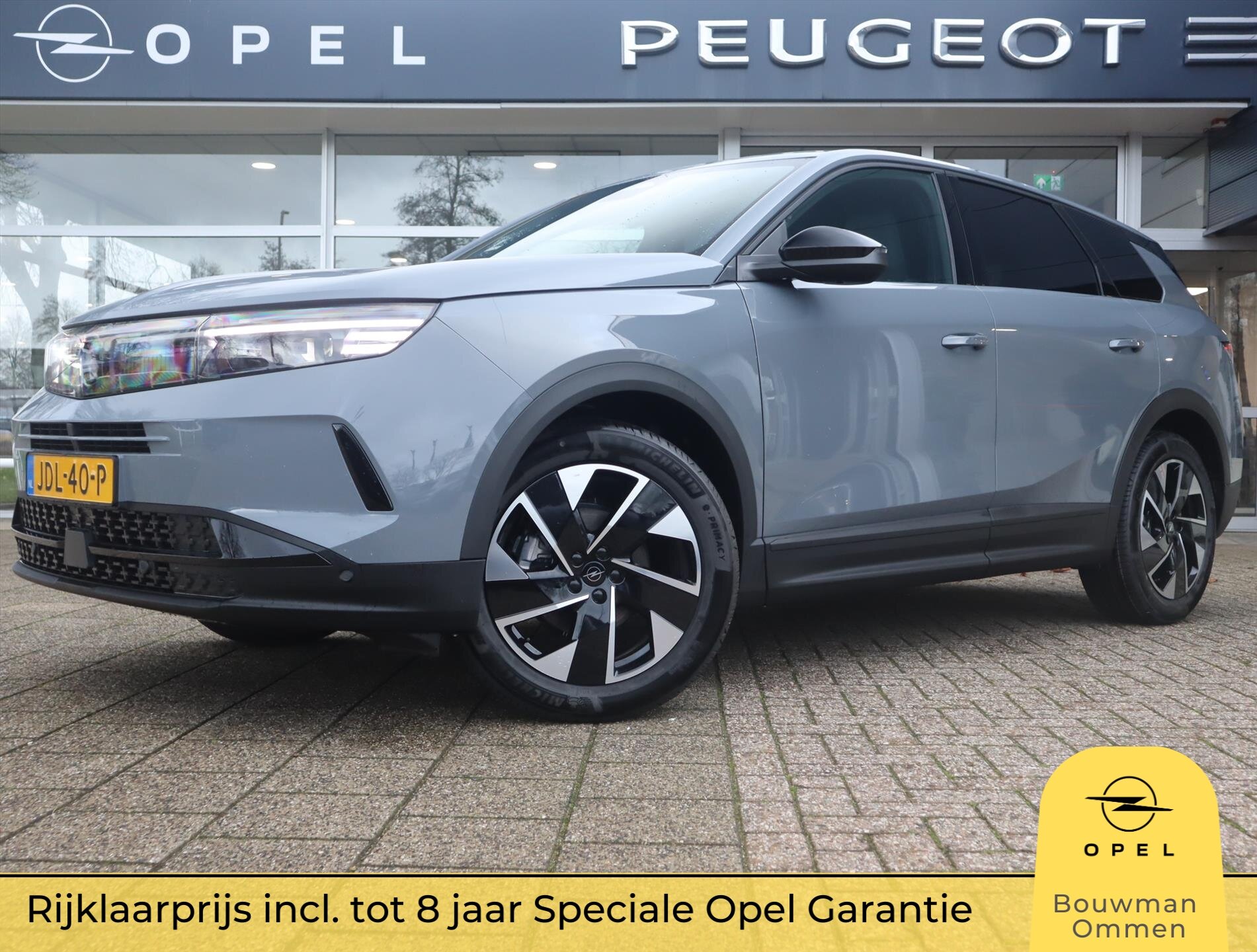 Opel Grandland Business Edition 1.2 Turbo Hybrid 145PK eDCT 6-traps Automaat, Rijklaarprijs, Camera Navigatie LED Adaptieve Cruise