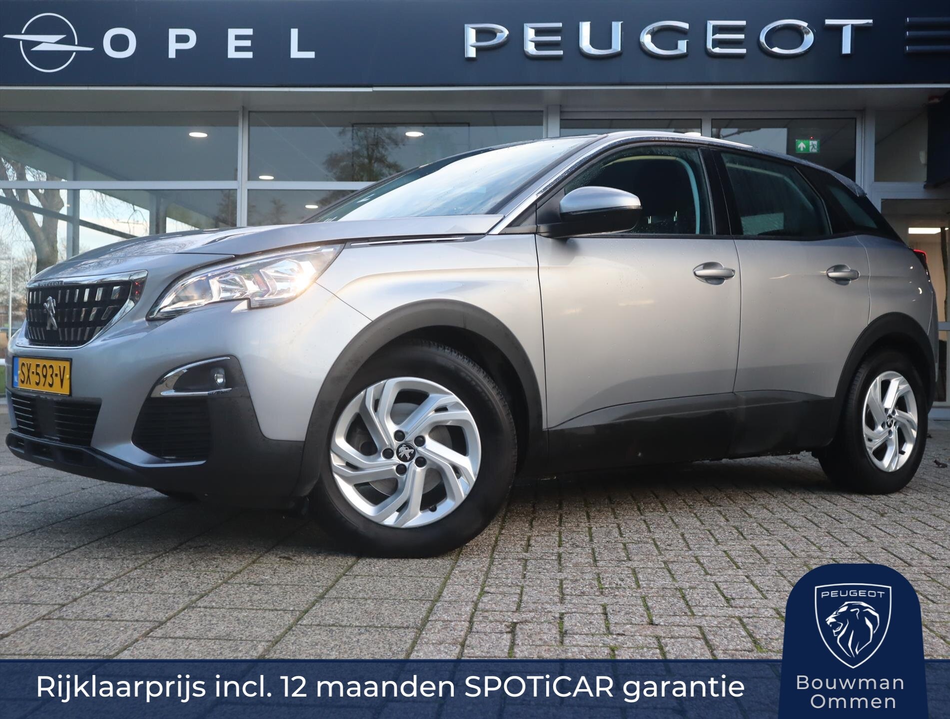 Peugeot 3008 SUV Active PureTech 130pk H6, Rijklaarprijs, Navigatie Climate control Trekhaak Sensoren