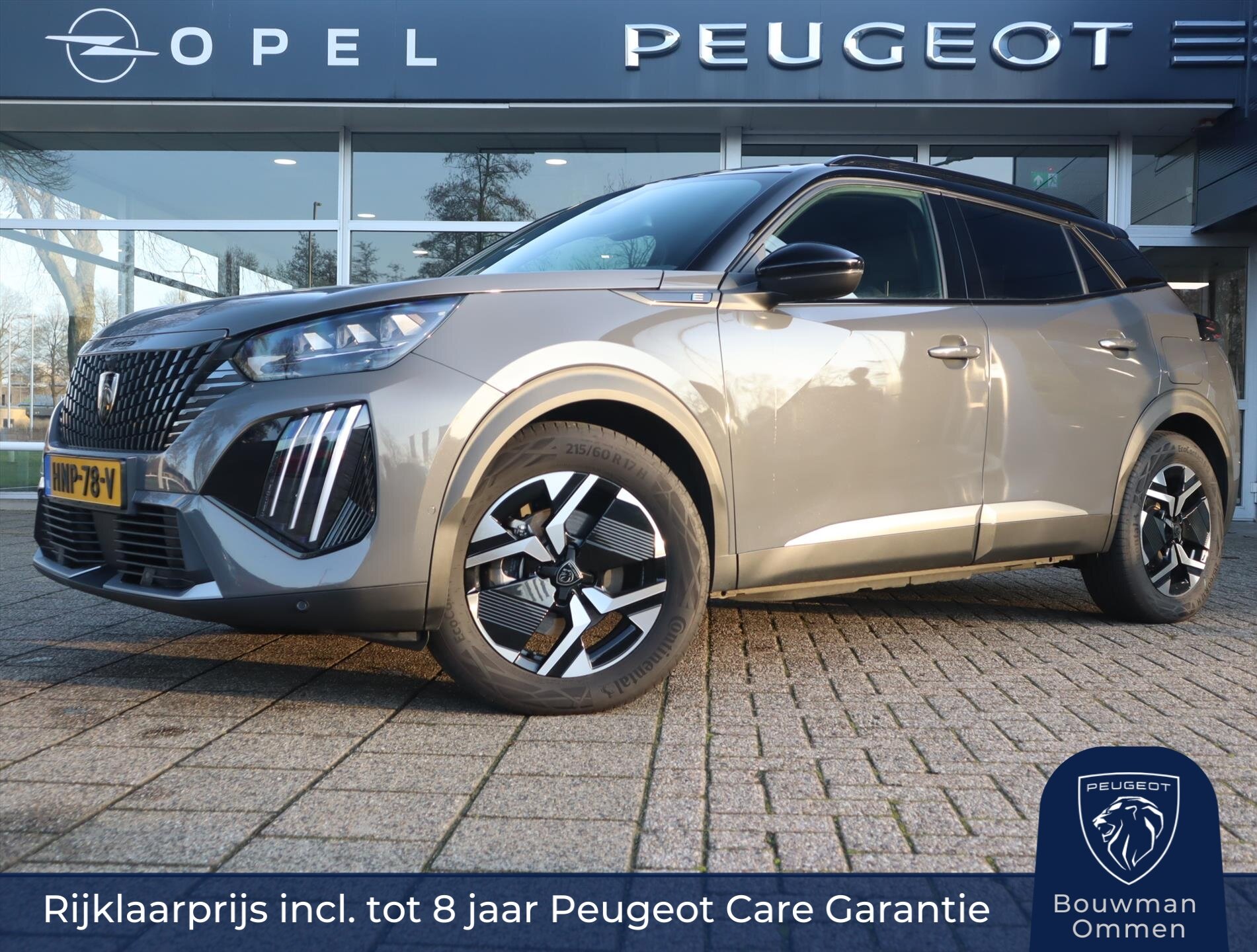 Peugeot e-2008 GT EV 54kWh 156pk, Rijklaarprijs, Navigatie 360° Camera Adaptieve cruise control