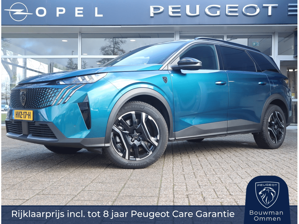 Peugeot 5008 SUV GT Plug-in Hybrid 195pk e-DCS7 Automaat, Adaptieve cruise control Stoel- en stuurverwarming Elektrische kofferklep Trekhaak - Afbeelding 1