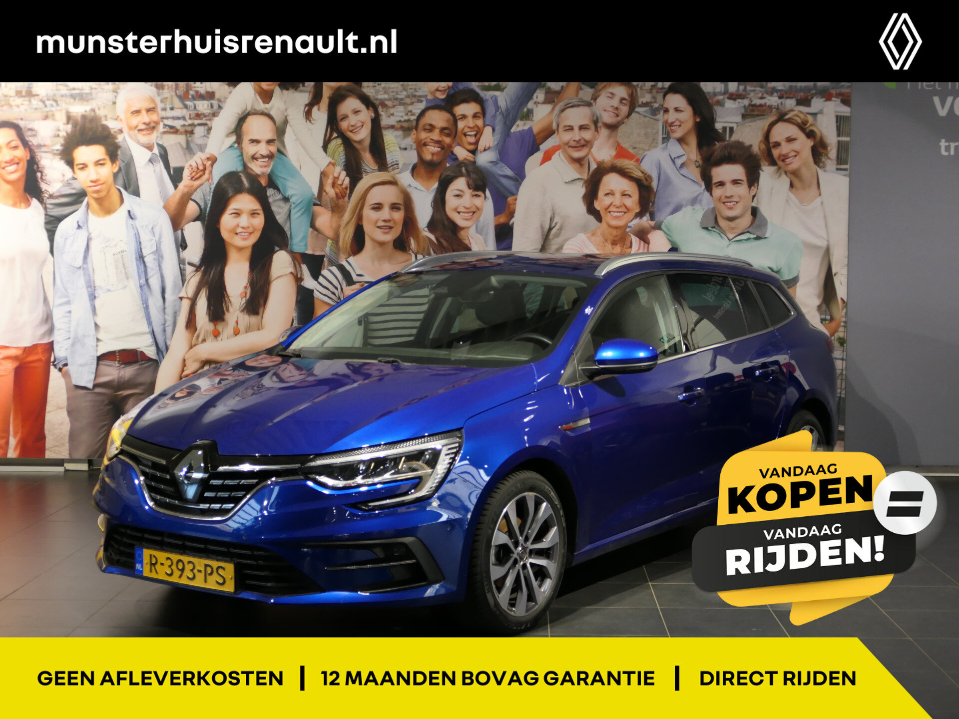 Renault Mégane Estate 1.3 TCe 140 Techno - Occasion Lease vanaf €489 p/m -