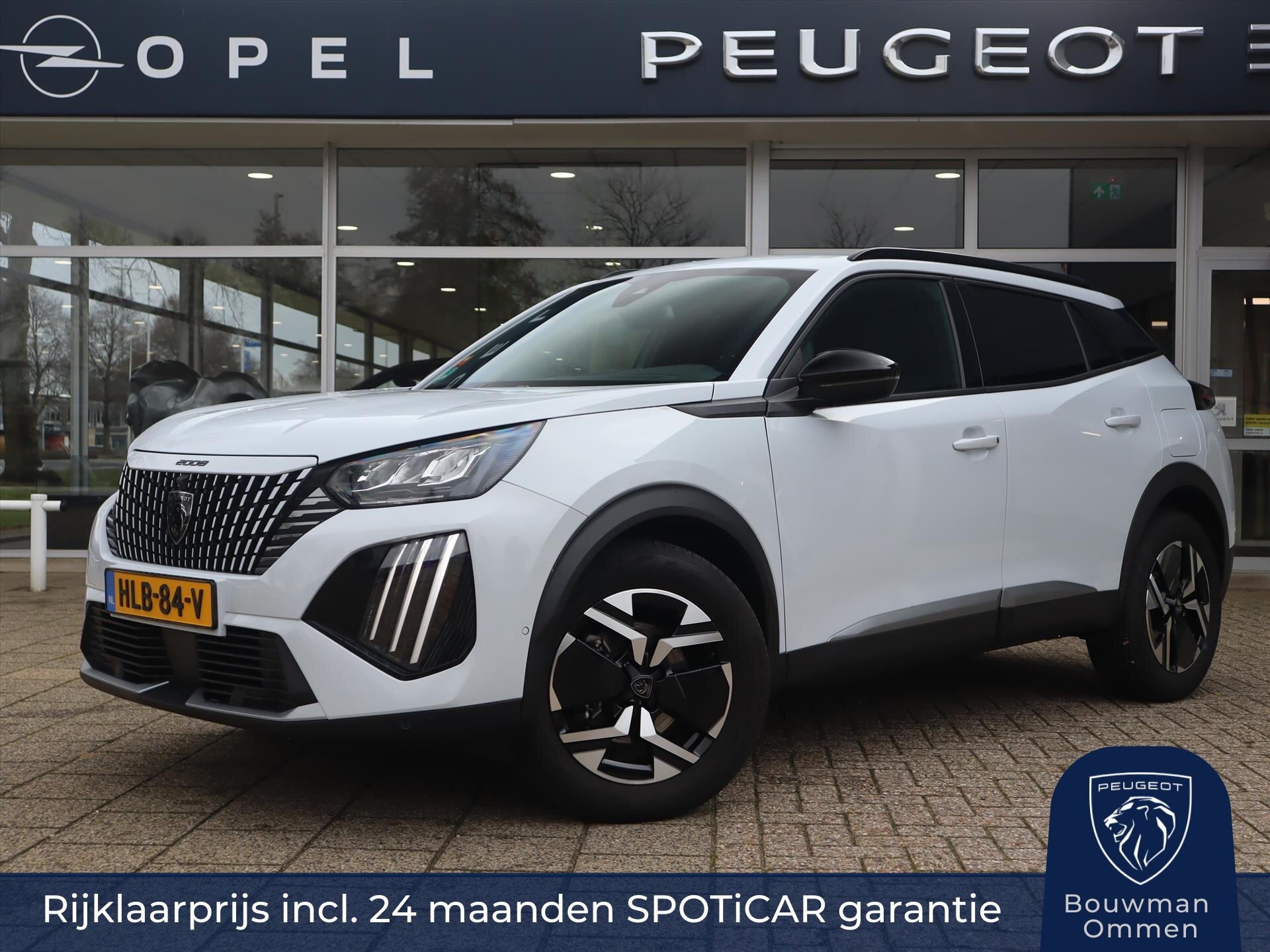 Peugeot 2008 SUV Allure Mild Hybride 145PK e-DCS6 Automaat, Rijklaarprijs, Navigatie 360 Camera Adaptieve Cruise Control DAB+ LED