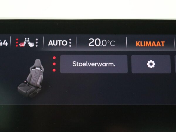 Verwarmbare stoelen vóór