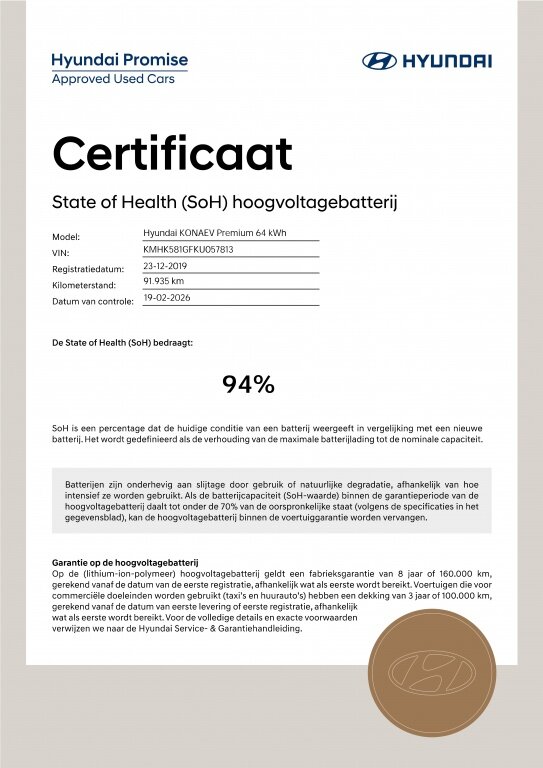 Hyundai Kona EV Premium 64 kWh | SOH 94% | 450+ km actieradius - Afbeelding 5