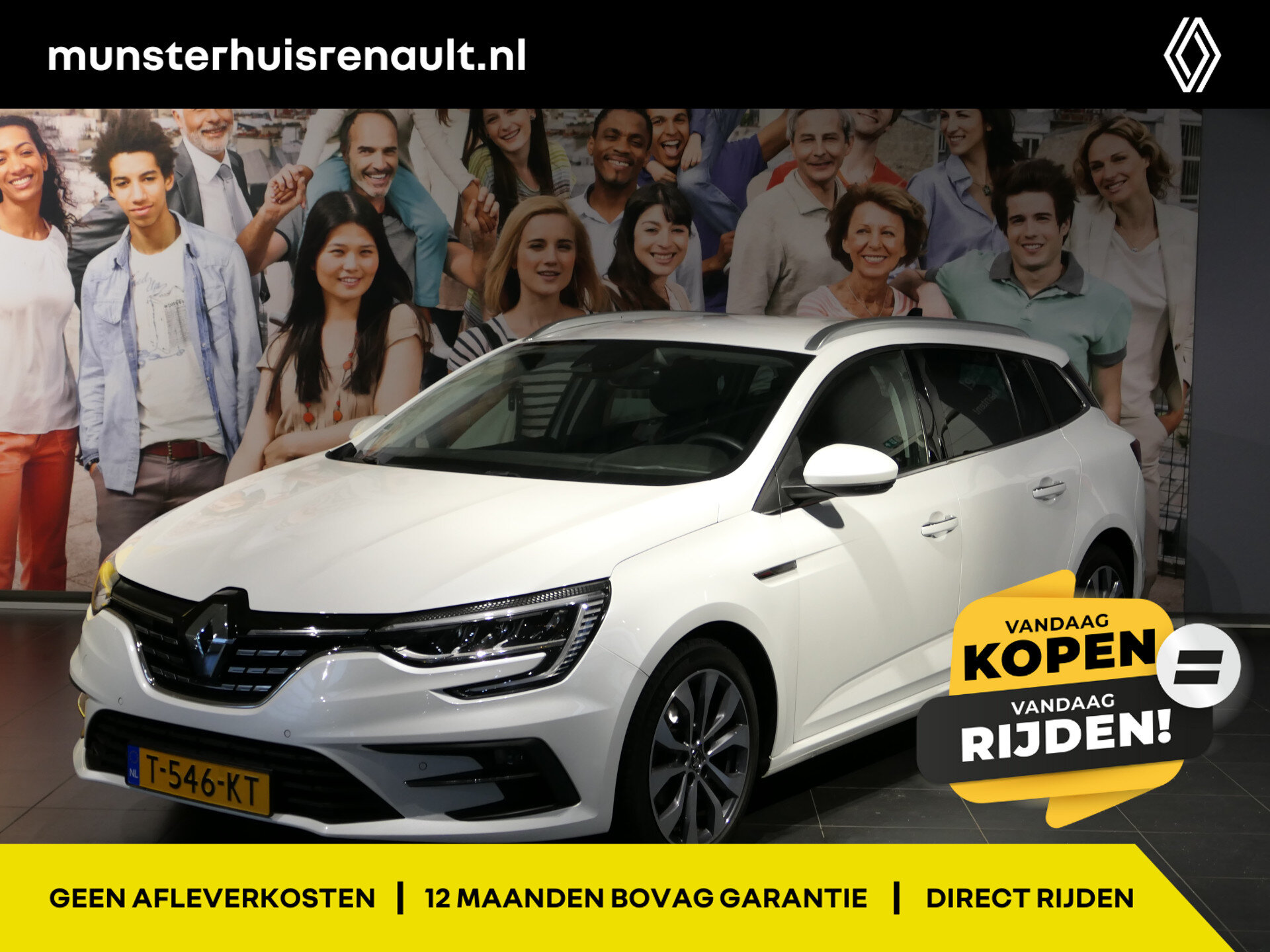 Renault Mégane Estate 1.3 TCe 140 Techno - Occasion Lease vanaf €444 p/m -