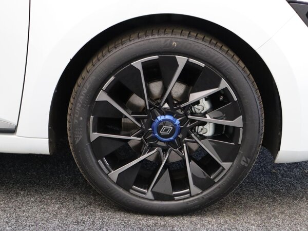 lichtmetalen wielen 17" 'La Fleche' met blauwe naafkap