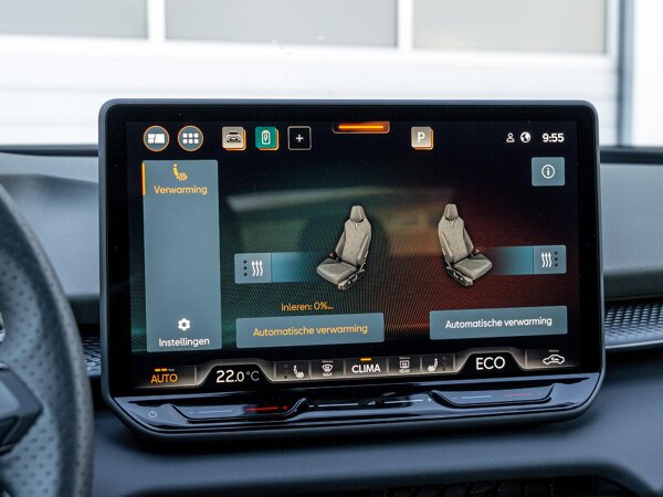 voorstoelen verwarmd