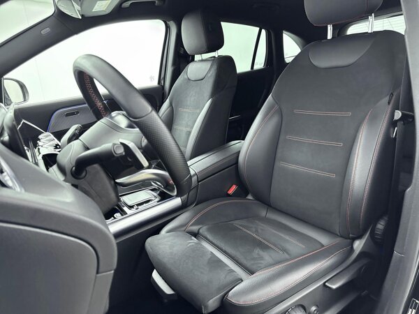 Lederlook ARTICO/stof zwart