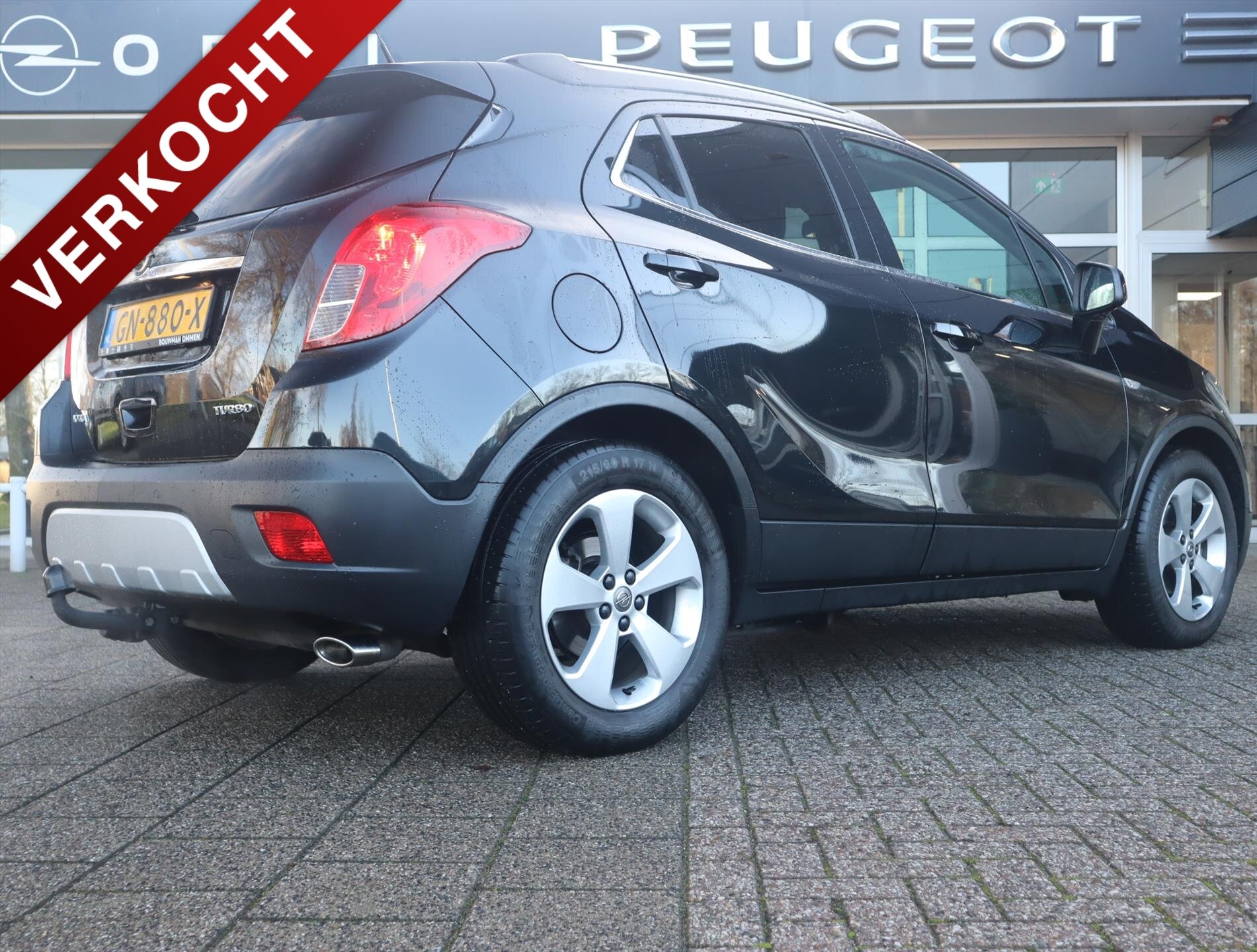 Opel Mokka 1.4 Turbo 140PK Automaat Cosmo, Rijklaarprijs, Navigatie Trekhaak Comfort stoelen Lichtmetalen wielen