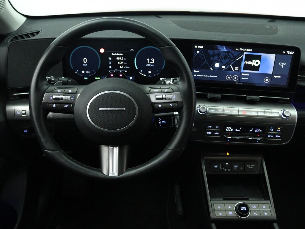 Hyundai Kona 1.6 GDI HEV Premium | All season | Leder | 360 camera | Navi | C - Afbeelding 3