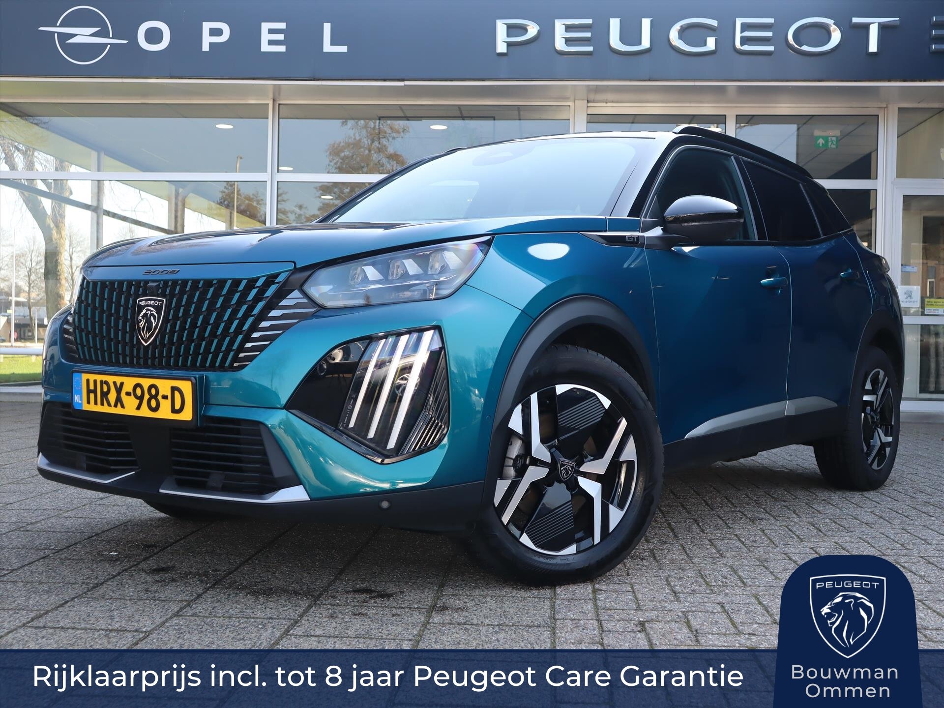 Peugeot 2008 SUV GT Hybrid 145pk e-DCS6 automaat, Rijklaarprijs, 360° Camera Elektr. verst. bestuurdersstoel Verwarmbare voorstoelen