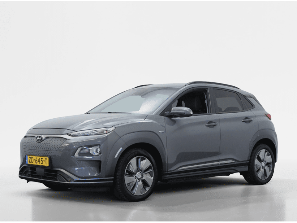 Hyundai Kona EV Premium 64 kWh | 100% SoH! | Navigatie | Leder | Camera | - Afbeelding 1