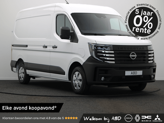 Nissan Interstar Interstar-e Gesloten Bestel L2H2 3.5T 87 kWh 143 1AT Limited | Financiering 0% |